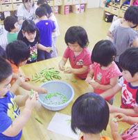 給食の様子